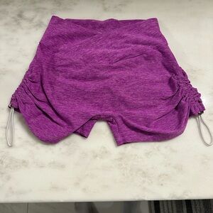 Bombshell Sportswear Purple Athletic Shorts